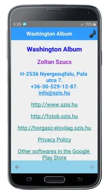 Washington Album android App screenshot 0